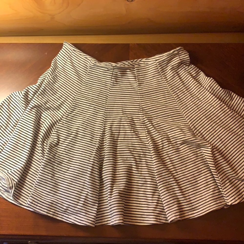 american eagle striped skater skirt 00
